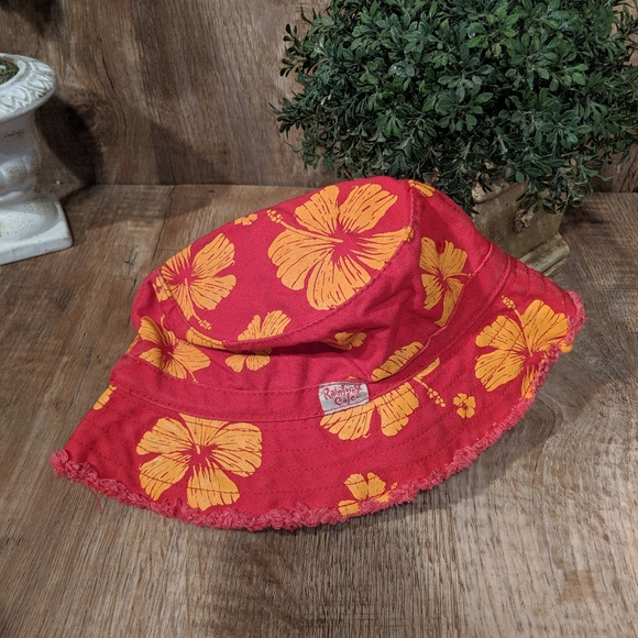 Rainforest Cafe Hawaiian SUN Shade Hat sz 4-10 - Picture 1 of 3